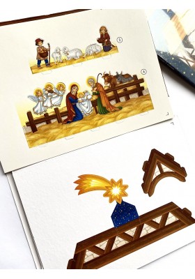 Різдвяний вертеп. 3D-конструктор